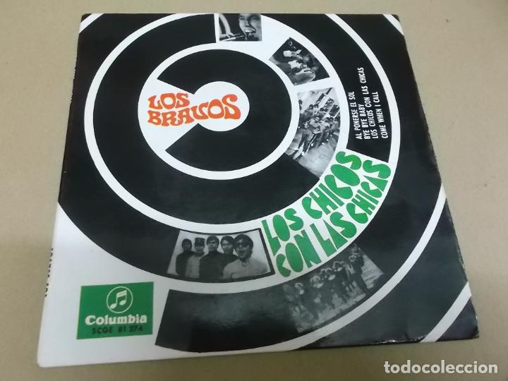 Discos de vinilo: LOS BRAVOS (EP) LOS CHICOS CON LAS CHICAS A&Ntilde;O 1967 - Foto 1