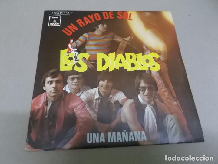 Discos de vinilo: LOS DIABLOS (SINGLE) UN RAYO DE SOL A&Ntilde;O 1970 - Foto 1