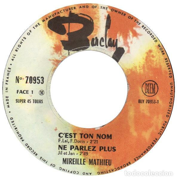 Discos de vinilo: Mireille Mathieu &lrm;&ndash; CEst Ton Nom - Foto 4