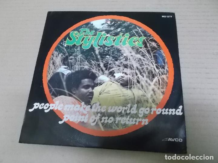 Dischi in vinile: THE STYLISTICS (SINGLE) PEOPLE MAKE THE WORLD GO ROUND A&Ntilde;O 1972 - PROMOCIONAL