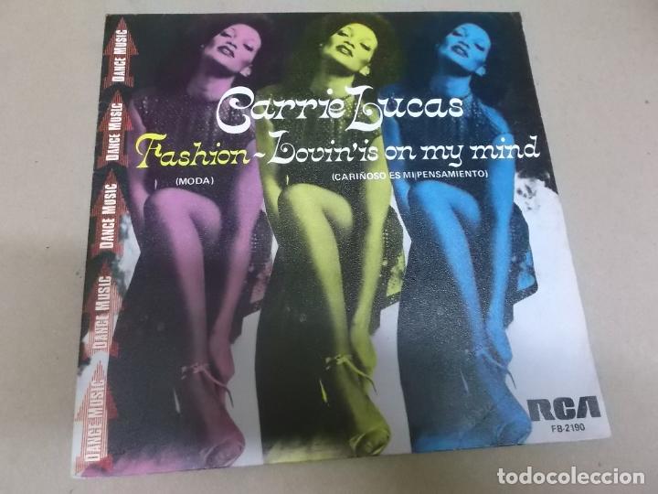 Dischi in vinile: CARRIE LUCAS (SINGLE) FASHION A&Ntilde;O 1981 - PROMOCIONAL