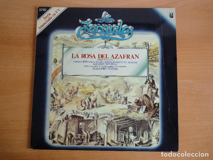 Vinyl records: LP Vinilo. Serie La Zarzuela. La Rosa del Azafran (1979)
