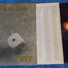 Discos de vinilo: P.V.P. PVP SPAIN LP 1984 LAS REGLAS DEL JUEGO SPANISH POST PUNK ROCK ALTERNATIVO INSERT+LETRAS MIRA