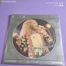 Discos de vinilo: MUY RARO.LED ZEPPELIN - INTERVIEW 1973 LP PICTURE DISC ( FOTODISCO ) EDICION INGLES LIMITADA . NUEVO. Lote 262111025