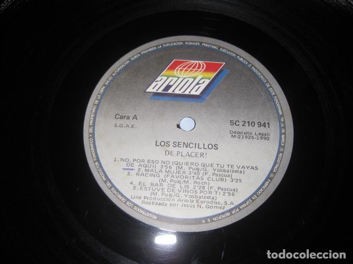 Discos de vinilo: Los Sencillos, De Placer! - Foto 6
