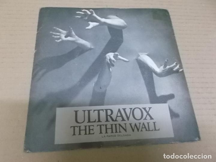 Discos de vinilo: ULTRAVOX (SINGLE) THE THIN WALL A&Ntilde;O 1981 - PROMOCIONAL - Foto 1