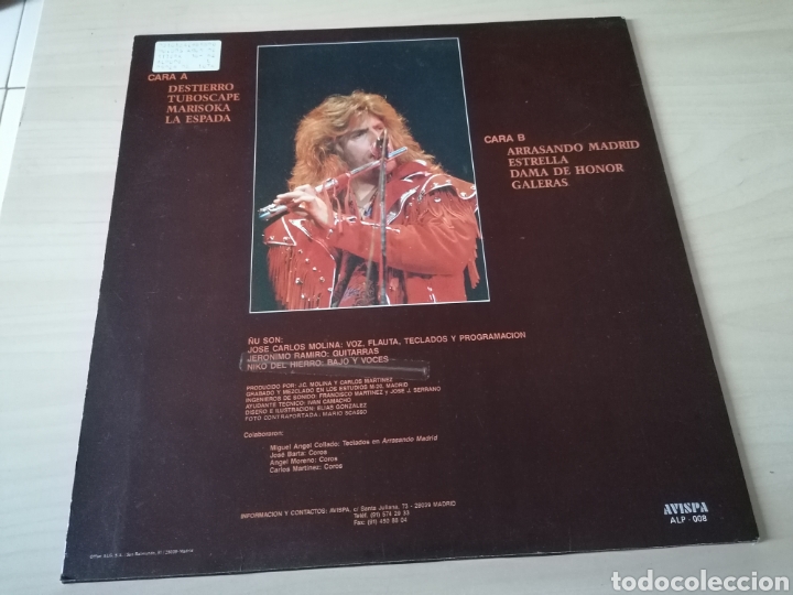 Discos de vinilo: &Ntilde;U - DOS A&Ntilde;OS DE DESTIERRO - Foto 2