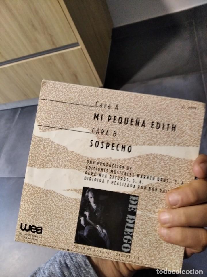 Discos de vinilo: SINGLE DE DIEGO MI PEQUE&Ntilde;A EDITH VG++ - Foto 2