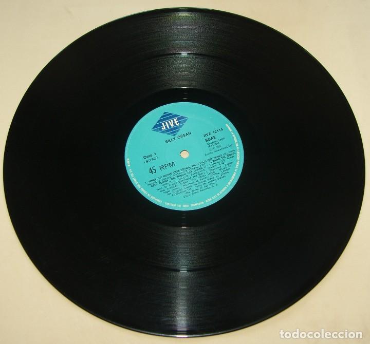 Discos de vinilo: BILLY OCEAN - WHEN THE GOING GETS TOUGH. Maxi-single Jive 1986 - Foto 3