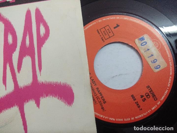 Discos de vinilo: N+M,THE LADY RAPPERS/SCHOLL RAP/SINGLE. - Foto 2
