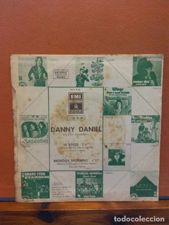 Discos de vinilo: 16 A&Ntilde;OS. DANNY DANIEL - Foto 2