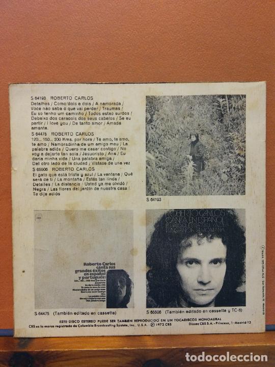 Discos de vinilo: ROBERTO CARLOS. LA DISTANCIA. LA MONTA&Ntilde;A - Foto 2
