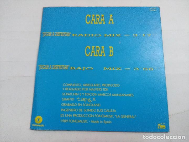 Discos de vinilo: MASTERS TDK/JUGAR A DISFRUTAR/SINGLE. - Foto 3