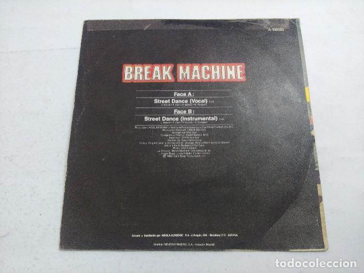 Discos de vinilo: BREAK MACHINE/STREET DANCIN/SINGLE. - Foto 3