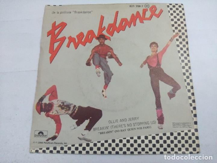 Discos de vinilo: BREAKDANCE/ORIGINAL MOTION PICTURE/SINGLE. - Foto 3