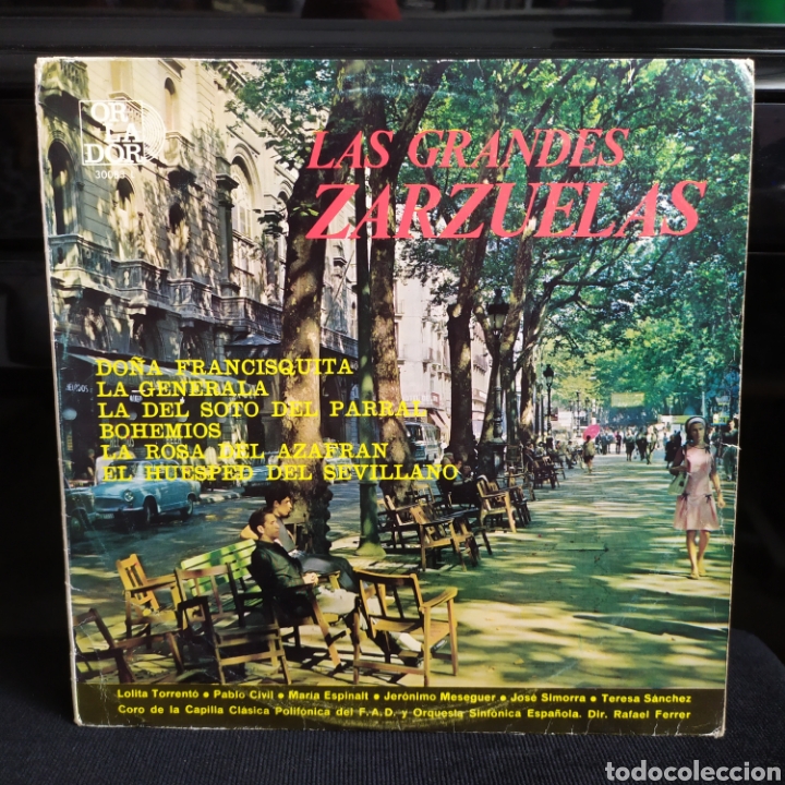 Discos de vinil: Las Grandes Zarzuelas 1965