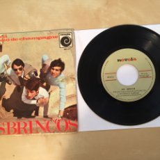 Discos de vinilo: LOS BRINCOS - RENACERA / UN SORBITO DE CHAMPAGNE - PROMO SINGLE 7” - 1966 SPAIN