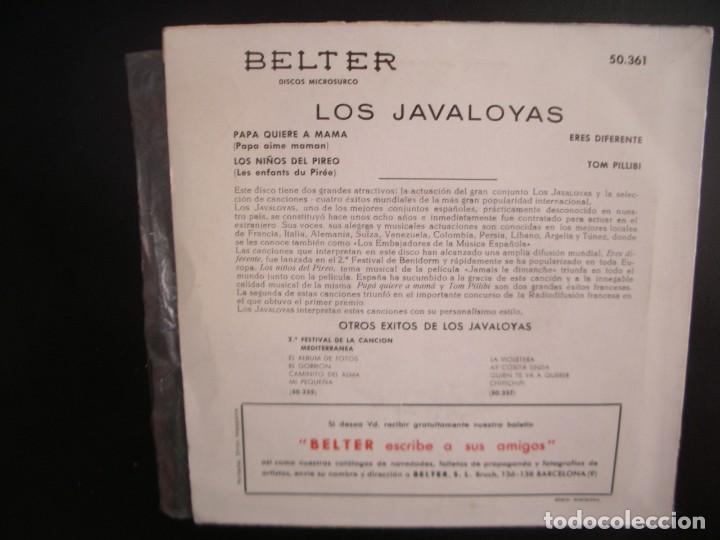 Discos de vinilo: LOS JAVALOYAS- EP. PORTADA. - Foto 2