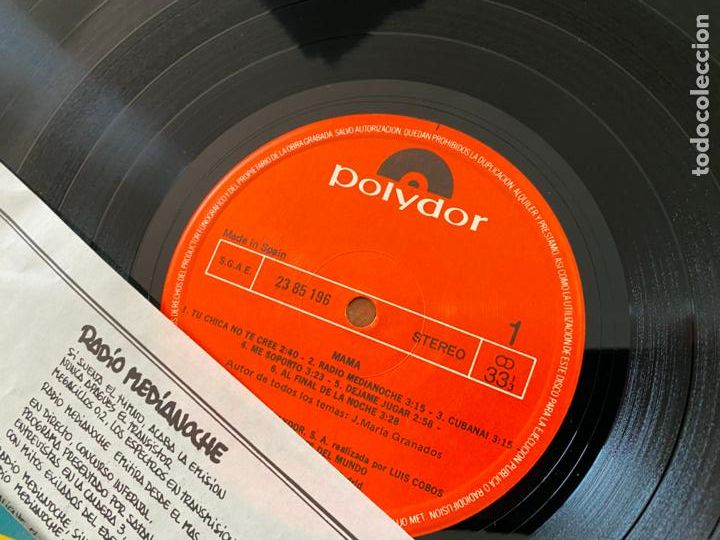 Discos de vinilo: MAMA LP ESPA&Ntilde;A 1982 (B-28) - Foto 2