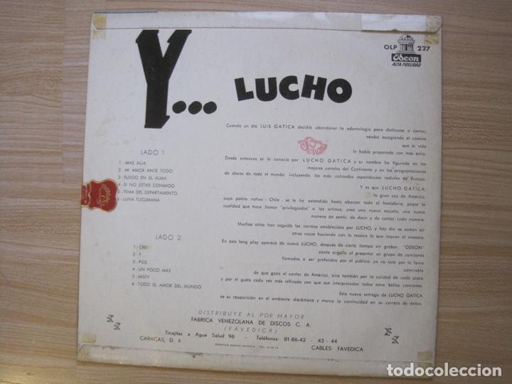 Discos de vinilo: Lucho Gatica , Y... - Foto 2