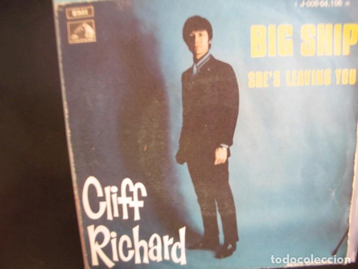 Discos de vinilo: CLIFF RICHARD- BIG SHIP. SINGLE. - Foto 1