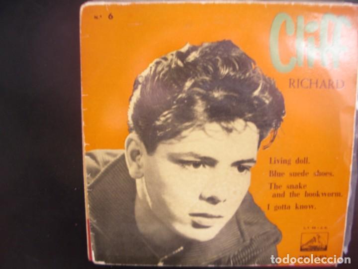 Discos de vinilo: CLIFF RICHARD- LIVING DOLL. EP. - Foto 1