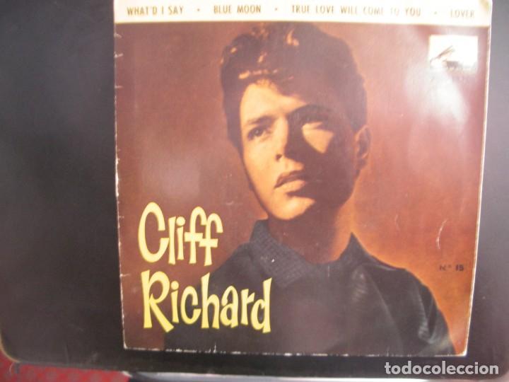 Discos de vinilo: CLIFF RICHARD- WHAT I&acute;D SAY. EP. - Foto 1