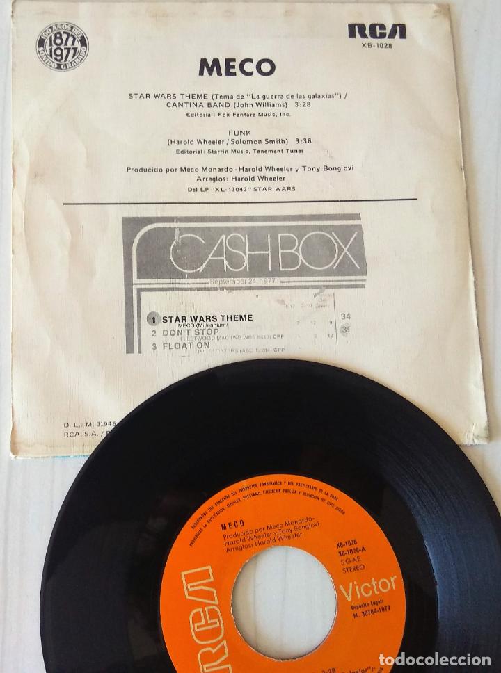 Discos de vinilo: MECO - STAR WARS THEME RCA VICTOR- 1977 - Foto 2