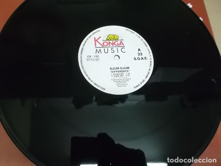 Discos de vinilo: DJUM DJUM (MX) DIFFERENCE +3 TRACKS A&Ntilde;O 1991 - Foto 3