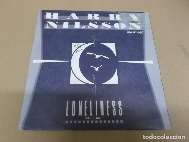 Discos de vinilo: HARRY NILSSON (SINGLE) LONELINESS A&Ntilde;O 1984 - Foto 1