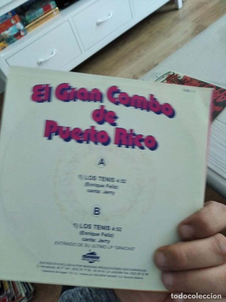 Discos de vinilo: SINGLE EL GRAN COMBO DE PUERTO RICO los tenis VG++ - Foto 2