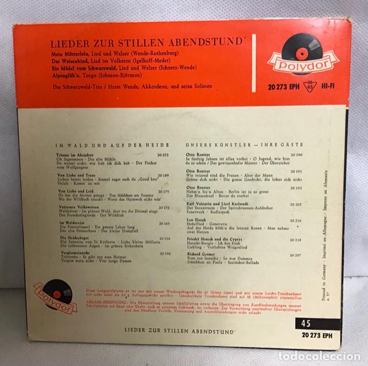 Discos de vinilo: LIEDER ZUR STILLEN ABENDSTUND,DISCO - Foto 2