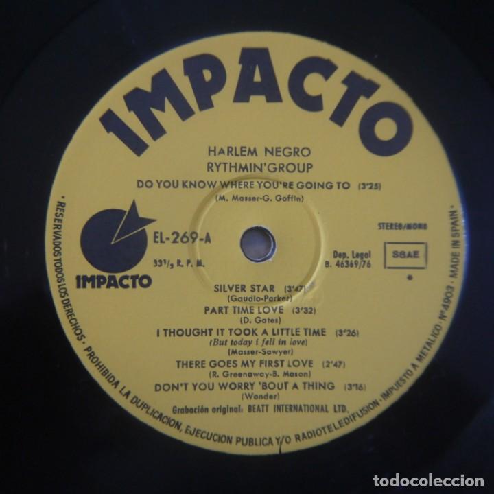 Discos de vinilo: HARLEM NEGRO - RYTHMIN GROUP - LP 1970 - Foto 3
