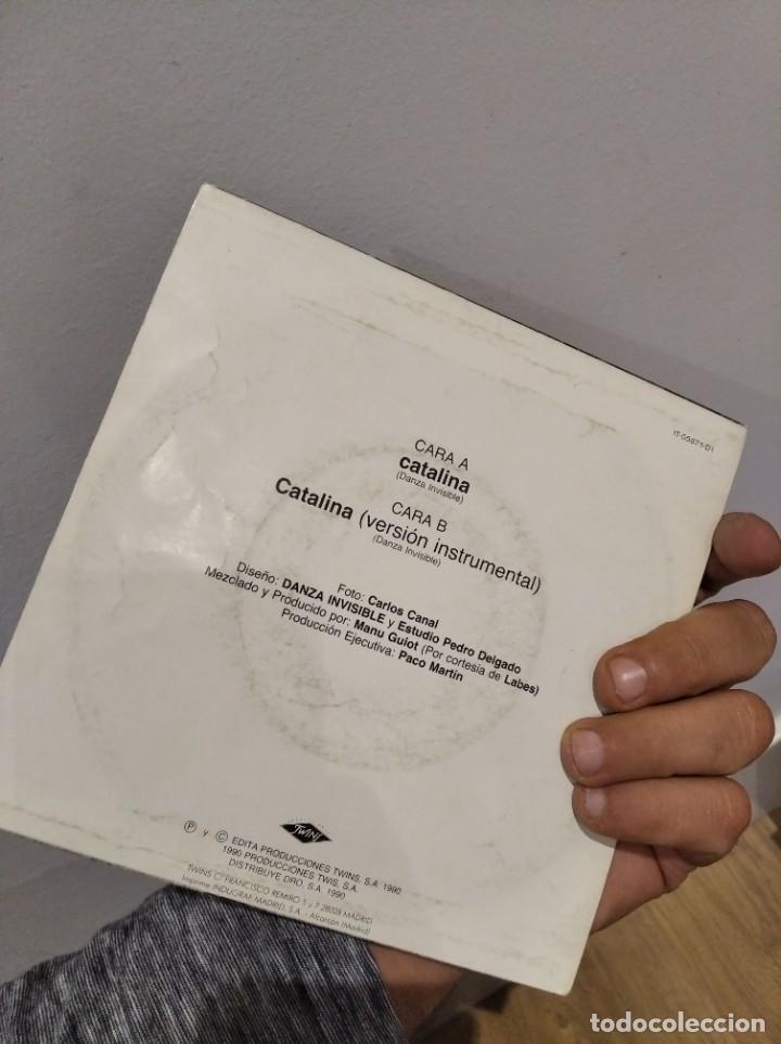 Discos de vinilo: SINGLE DANZA INVISIBLE CATALINA VG++ - Foto 2