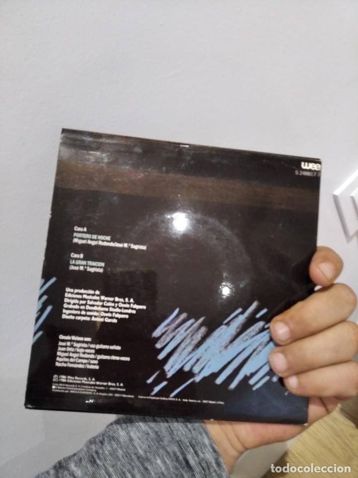 Discos de vinilo: SINGLE c&iacute;rculo vicioso portero de noche VG++ - Foto 2