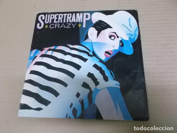Discos de vinilo: SUPERTRAMP (SINGLE) CRAZY A&Ntilde;O 1983 - Foto 1