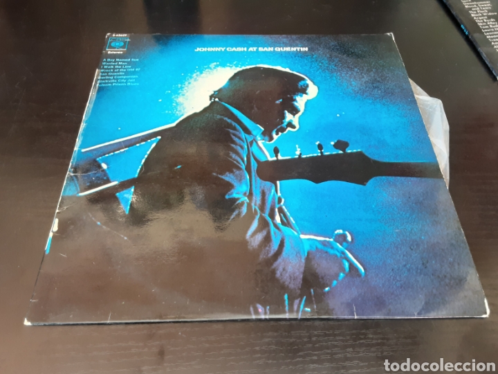 Discos de vinilo: Johnny Cash at Sam Quentin - Foto 1