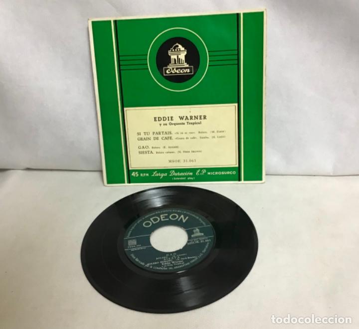 Discos de vinilo: EDDIE WARNER Y SU ORQUESTA TROPICAL, DISCO - Foto 1