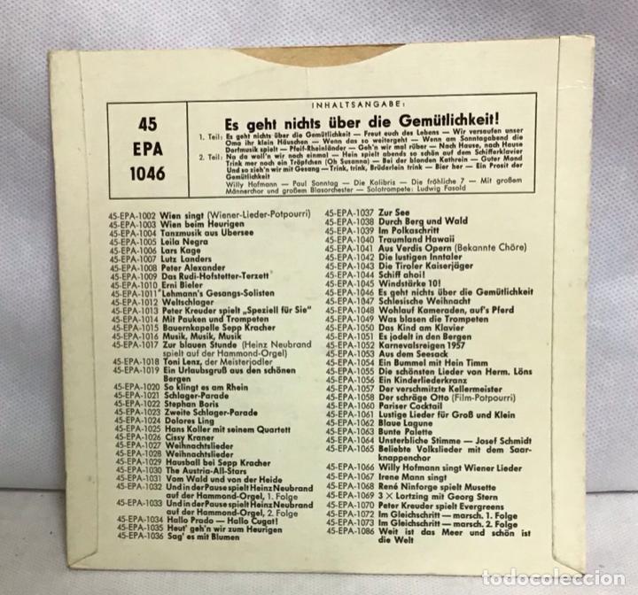 Discos de vinilo: ES GEHT NICHTS &Uuml;BER DIE GEM&Uuml;TLICHKEIT - Foto 2
