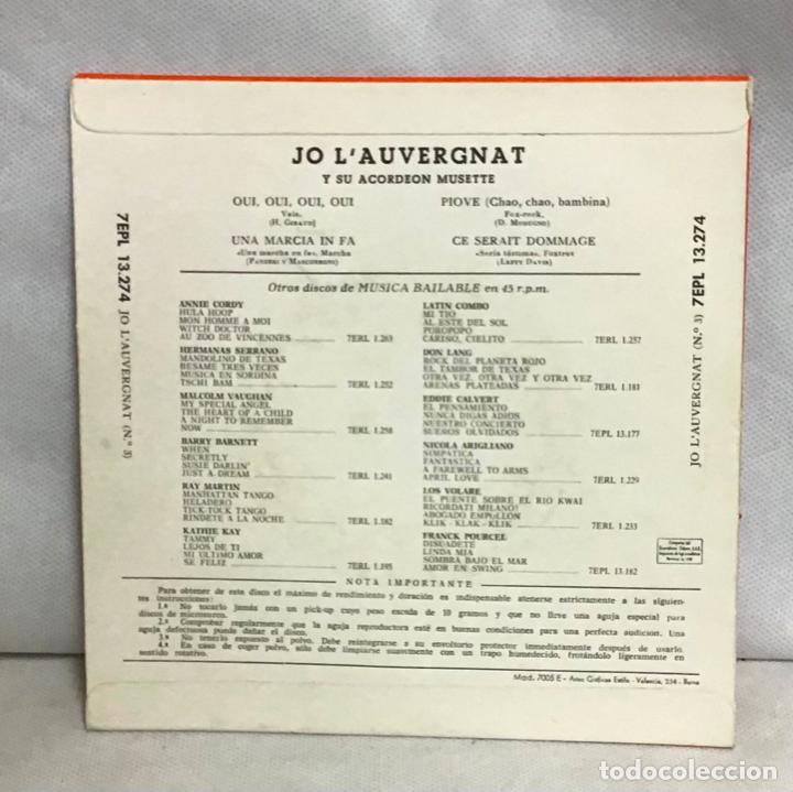 Discos de vinilo: JO L&rsquo; AUVERGNAT, DISCO - Foto 2