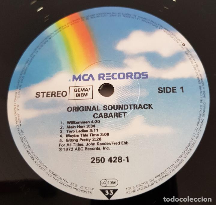 Discos de vinilo: CABARET / ORIGINAL SOUND TRACK RECORDING - Foto 3