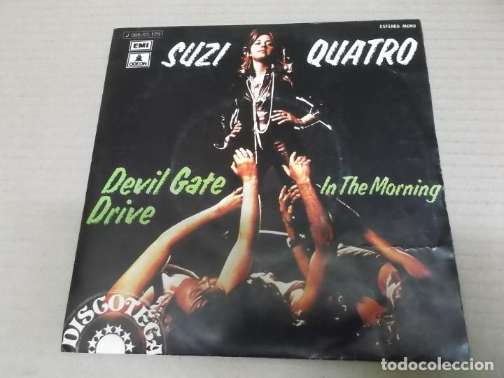 Discos de vinilo: SUZI QUATRO (SINGLE) DEVIL GATE DRIVE A&Ntilde;O 1974 - Foto 1