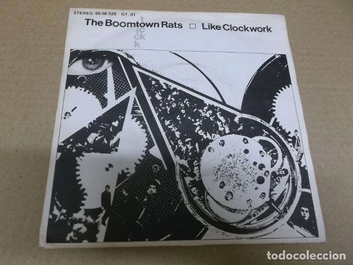 Discos de vinilo: THE BOOMTOWN RATS (SINGLE) LIKE CLOCKWORK A&Ntilde;O 1978 - Foto 1