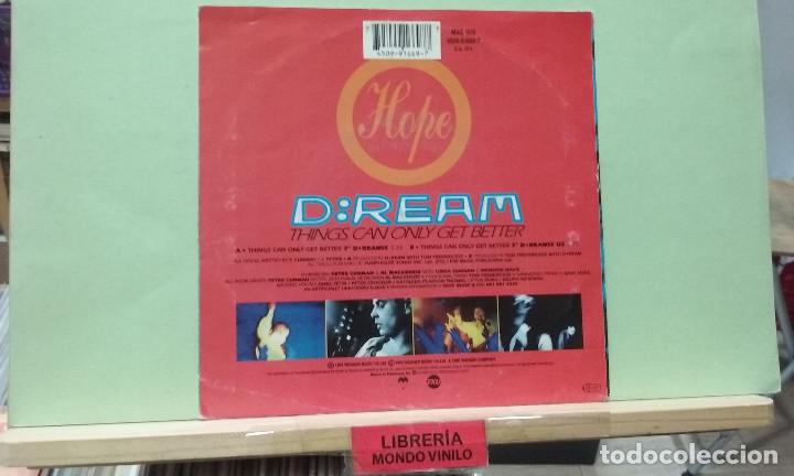 Discos de vinilo: D:ream. Things can only get better. Magnet 1993, ref. MAG 1010T - Single - Foto 2