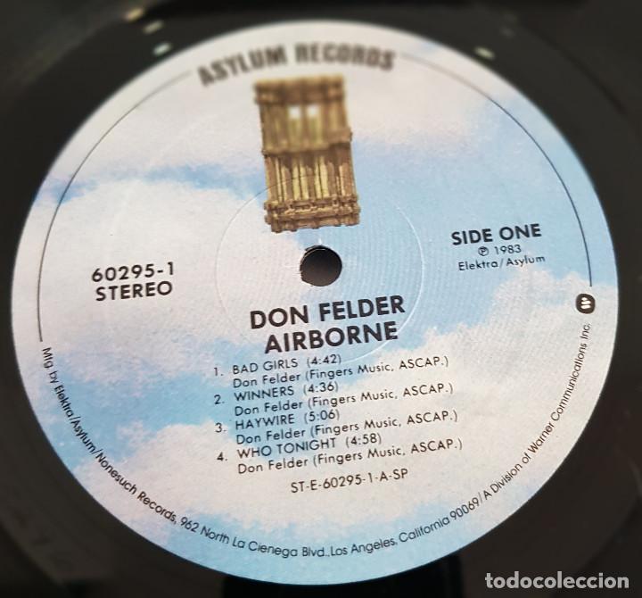 Discos de vinilo: DON FELDER / AIRBORNE - Foto 3