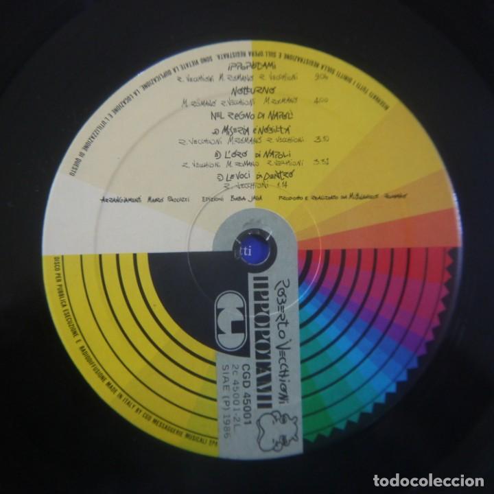 Discos de vinilo: ROBERTO VECCHIONI - IPPOPOTAMI - LP 1986 - Foto 4