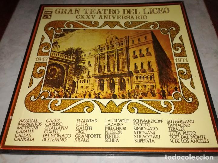 Discos de vinilo: CAJA DE 3 LPS CON AMPLIO LIBRETO DE GRAN TEATRO DEL LICEO-CXXV ANIVERSARIO
