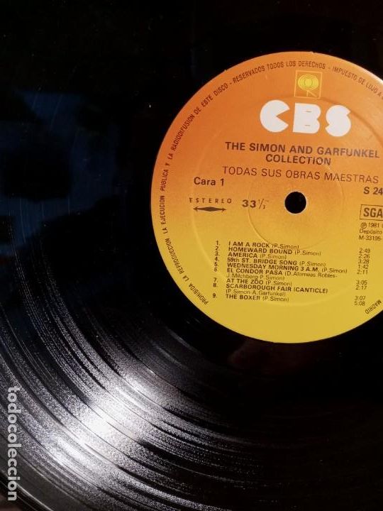 Discos de vinilo: SIMON AND GARFUNKEL - COLLECTION . - Foto 3