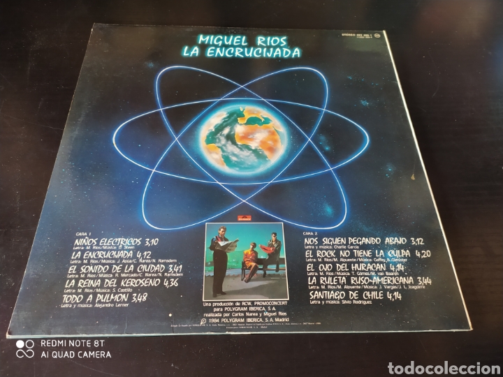 Discos de vinilo: Miguel R&iacute;os. La encrucijada. - Foto 2