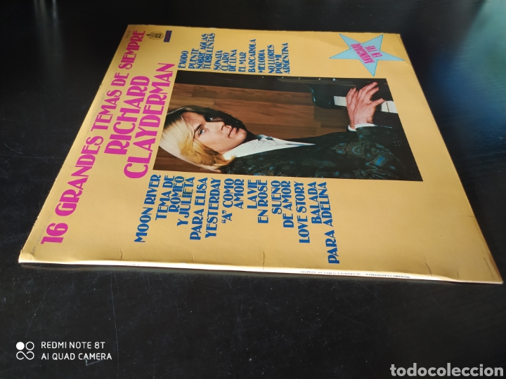 Discos de vinilo: Richard Clayderman. 16 Grandes temas de siempre. - Foto 3